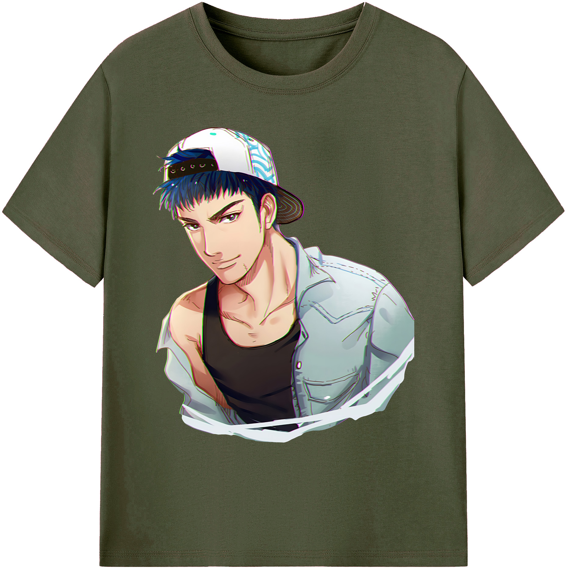 （画像用） SLAM DUNK／スラムダンク 綿100％ メンズ半袖Tシャツ｜肌触りやわらか＆通気性
